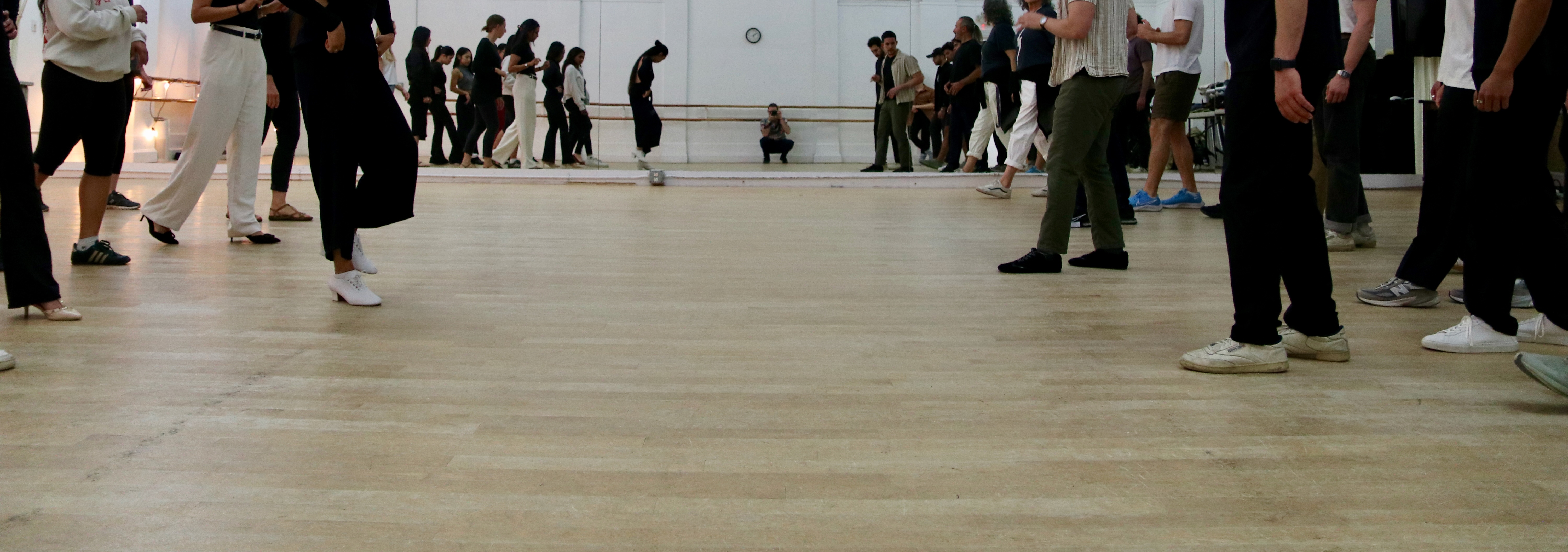 Dancers on the floor at SF Salsa Academy